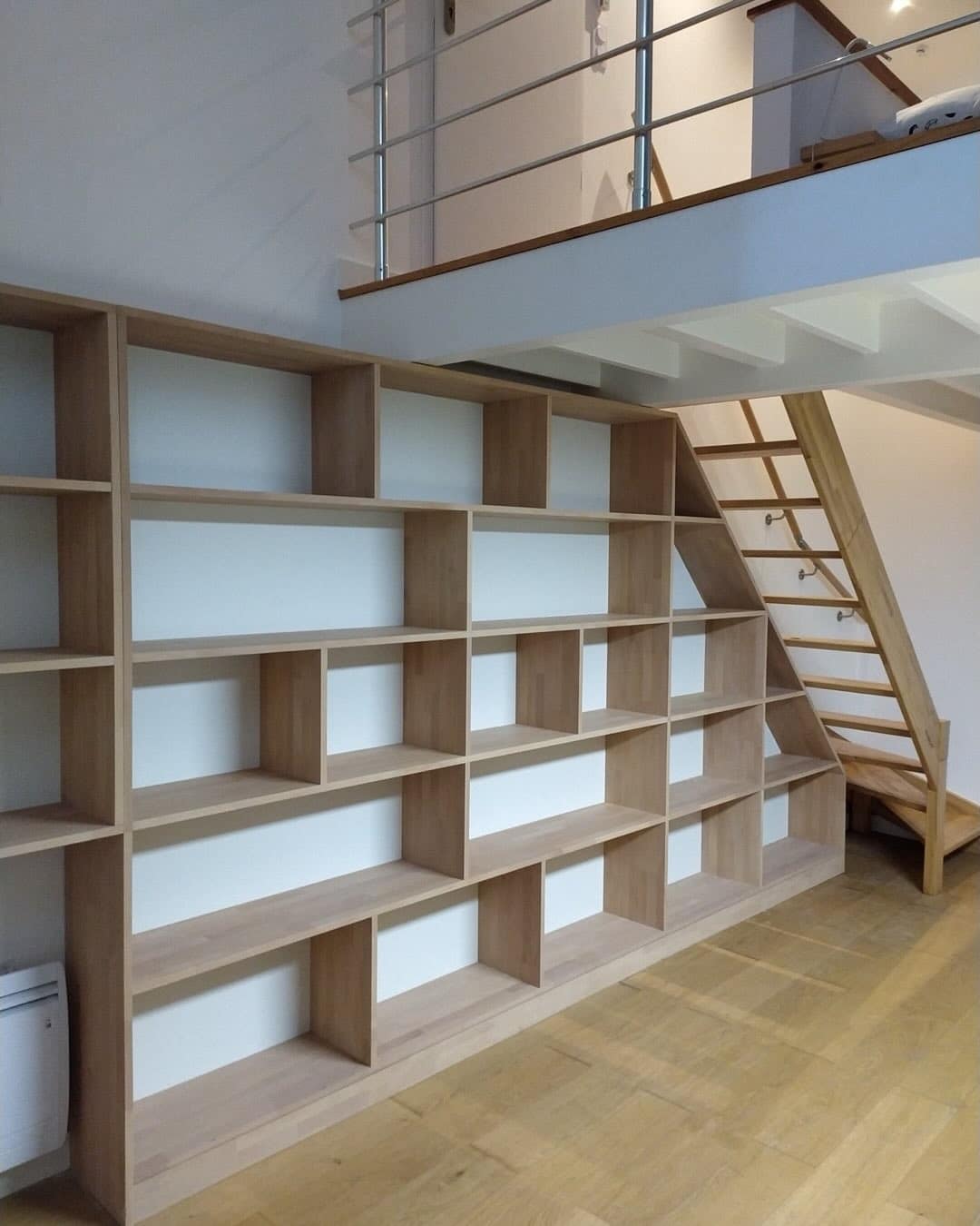 aménagement sur mesure bibliothèque sur mesure la chapelle sur Erdre